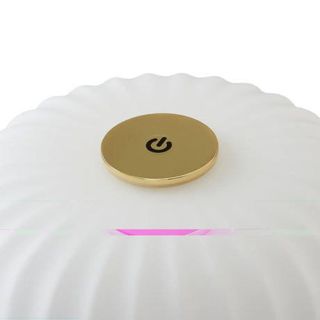 Fluted Glass Rechargeable Table Lamp | Jonathan Adler Scala | Oroa.com