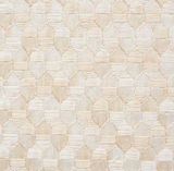 Ivins Woven Pillow Cover in Ivory, Schumacher Textiles