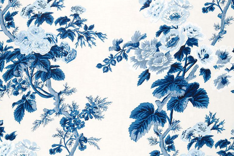 Contemporary Indigo Blue Pillow Cover | DEKOWE Schumacher