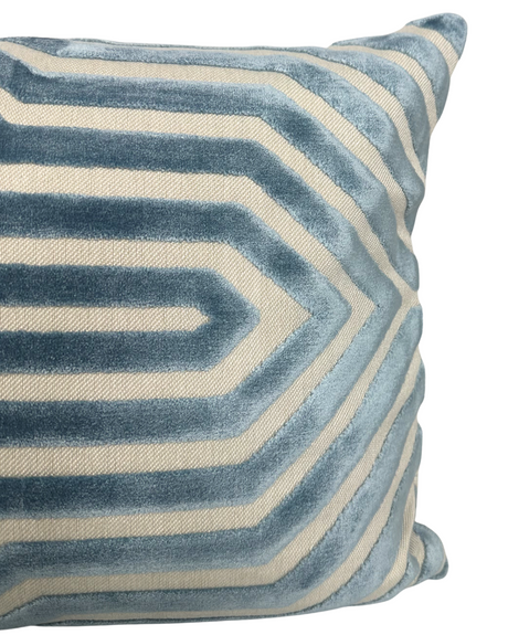 Marine Velvet Pillow Cover | DEKOWE Schumacher