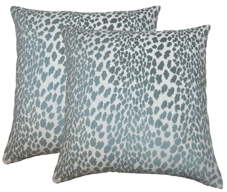 Spotted Velvet Pillow Cover | DEKOWE Marine