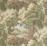 Woodland Clearing Pillow Cover in Green, Thibaut Pillows