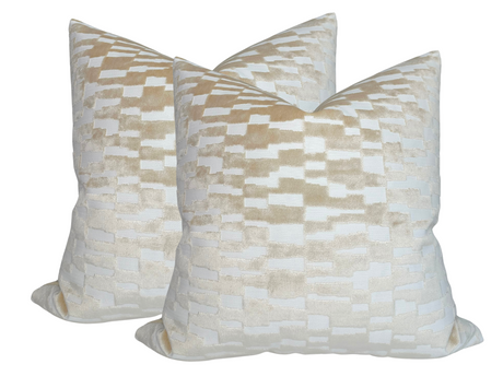 Mod Designer Velvet Throw Pillow Cover | DEKOWE