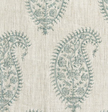 Paisley Printed Linen Pillow Cover | DEKOWE Walter G