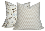 Tupai Woven Pillow Cover in Tan Brown