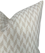 Tupai Woven Pillow Cover in Tan Brown