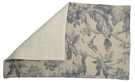 Blue Floral Pillow Cover | DEKOWE Lita