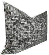 Camber Pillow Cover in Charcoal, Lindsay Alker Textiles