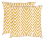 La Jolla Pillow Cover in Marigold, Schumacher Textiles