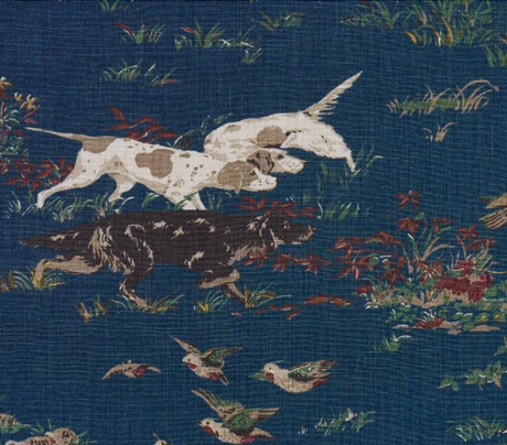 Navy Blue Pointers Pillow Cover | DEKOWE Schumacher