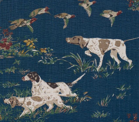 Navy Blue Pointers Pillow Cover | DEKOWE Schumacher