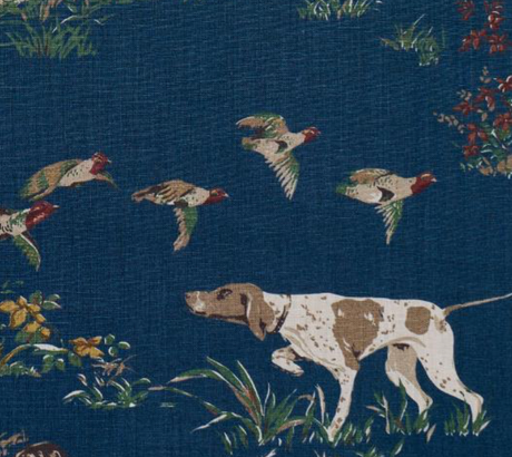 Navy Blue Pointers Pillow Cover | DEKOWE Schumacher