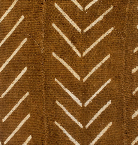 Brown Chevron Mudcloth Pillow Cover | DEKOWE