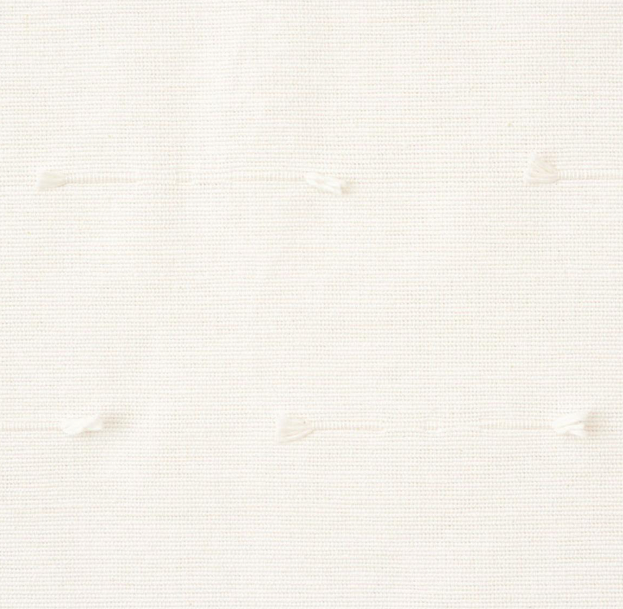 Teton Embroidered Pillow Cover in Snow, Schumacher Textiles