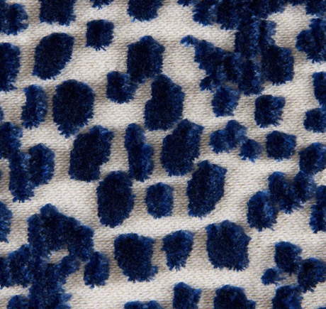 Blue Velvet Throw Pillow Cover | DEKOWE