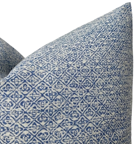 Blue Sarong Indoor/Outdoor Pillow Cover  | DEKOWE Schumacher