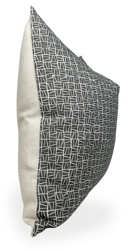 Camber Charcoal Decorative Pillow Cover | DEKOWE Lindsay Alker