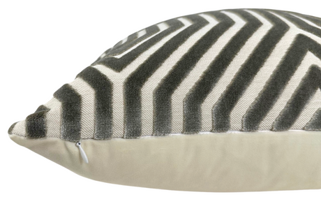Dove Gray Decorative Pillow Cover | DEKOWE Schumacher