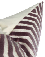 Vanderbilt Velvet Pillow Cover in Lilac, Schumacher Textiles