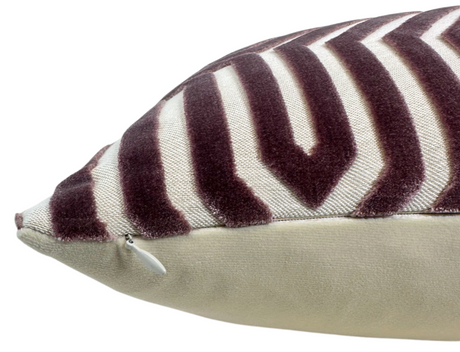 Lilac Velvet Decorative Pillow Cover | DEKOWE Schumacher