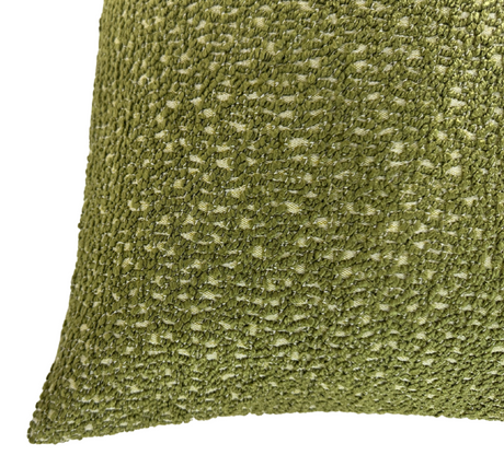 Serra Chive Green Throw Pillow Cover | DEKOWE Kelly Wearstler