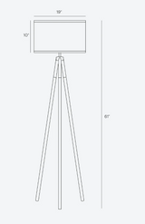Modern Tripod Floor Lamp - OROA