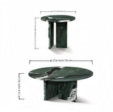 Diamond Green Marble Coffee Table S/2 – OROA – alternate view 6