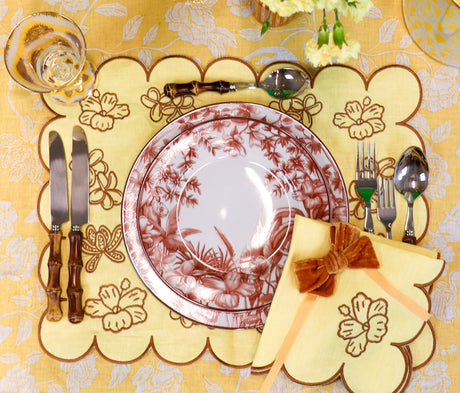 Sepia Estate Dinner Plate - Set of 4 (+1 Bonus Plate)