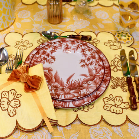 Sepia Estate Dinner Plate - Set of 4 (+1 Bonus Plate)