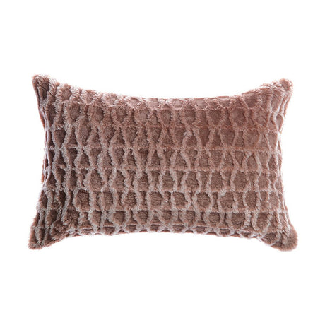 Natural Shearling Throw Pillow | Homelosophy Amanda