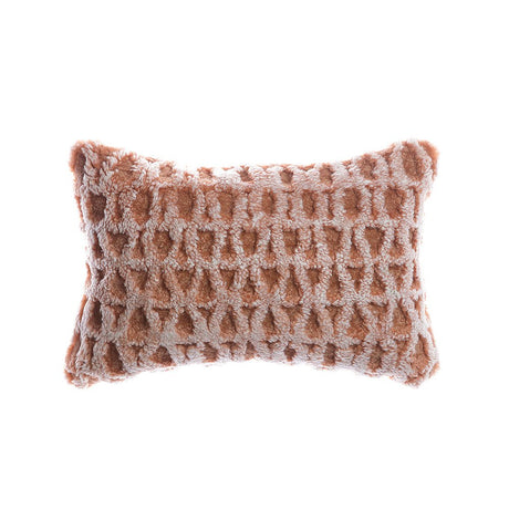 Natural Shearling Throw Pillow | Homelosophy Amanda