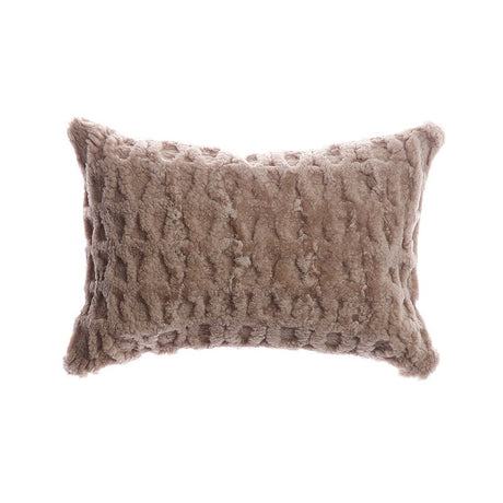 Natural Shearling Throw Pillow | Homelosophy Amanda