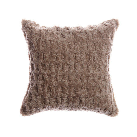 Natural Shearling Throw Pillow | Homelosophy Amanda