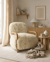 sheepskin accent chair - oroa
