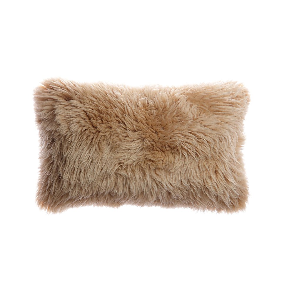 Premium Camel Merino Sheepskin Pillow - OROA