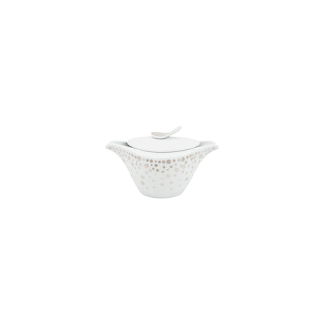 Silver Rain Creamer + Sugar Bowl