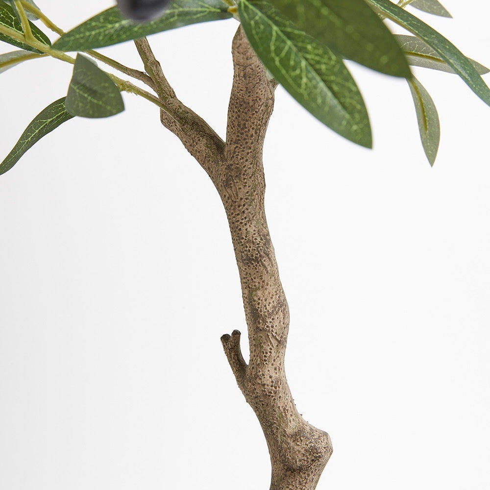 Artificial Olive Topiary Tree with Mediterranean Pot - OROA