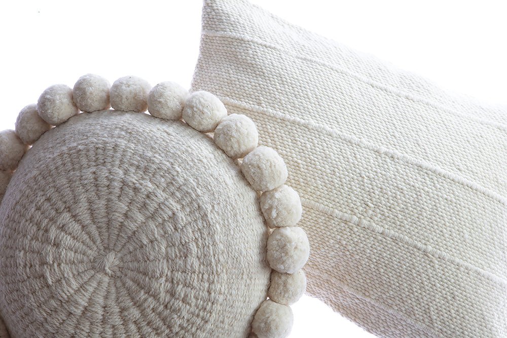Striped Patagonian Wool Lumbar Pillow - OROA