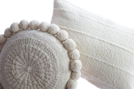 Striped Patagonian Wool Lumbar Pillow - OROA
