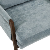 Mid-Century Modern Velvet Accent Armchair | OROA