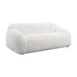 Adell Polar Bear Faux Fur Upholstered Sofa | OROA