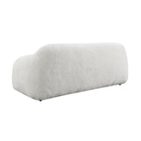 Adell Polar Bear Faux Fur Upholstered Sofa | OROA