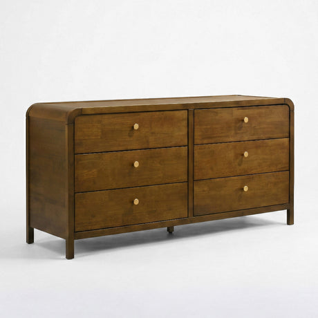 Modern European furniture - Eldren 6-Drawer Wood Dresser - www.oroa.com