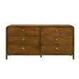Modern European furniture - Eldren 6-Drawer Wood Dresser - www.oroa.com