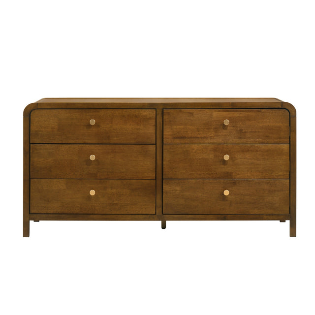 Modern European furniture - Eldren 6-Drawer Wood Dresser - www.oroa.com