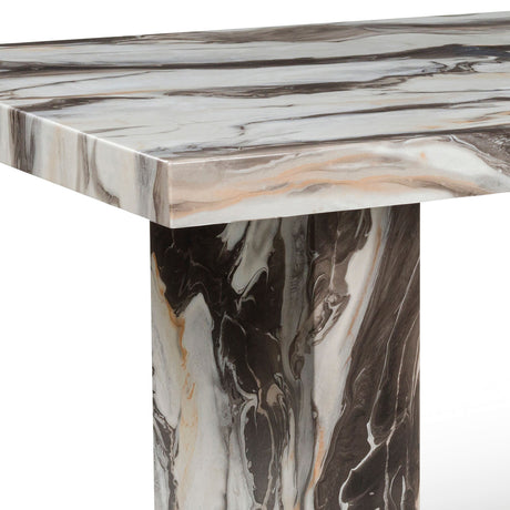 Modern European furniture - Cavira Faux Marble Dining Table - www.oroa.com