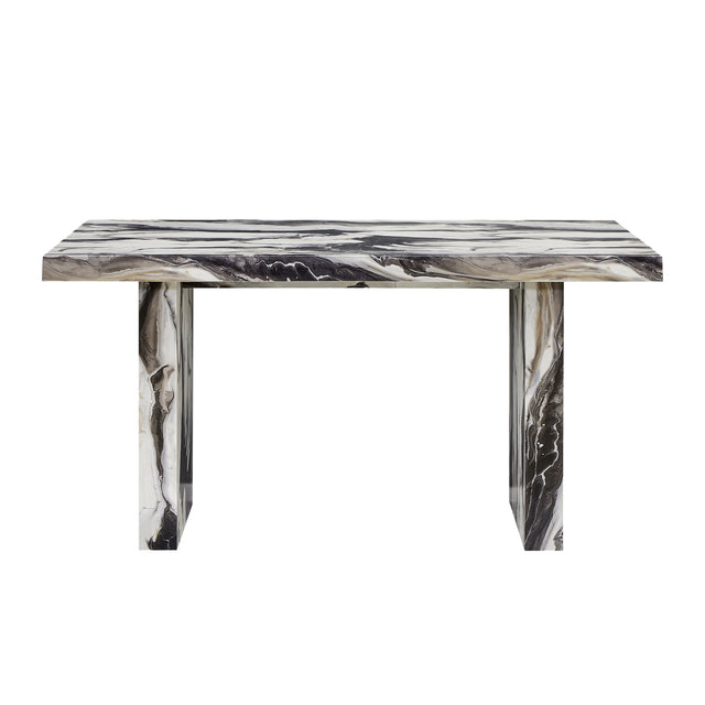 Modern European furniture - Cavira Faux Marble Dining Table - www.oroa.com
