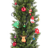 Artificial Topiary Cedar Trees Faux Pine Shrubs Plants (2) | OROA