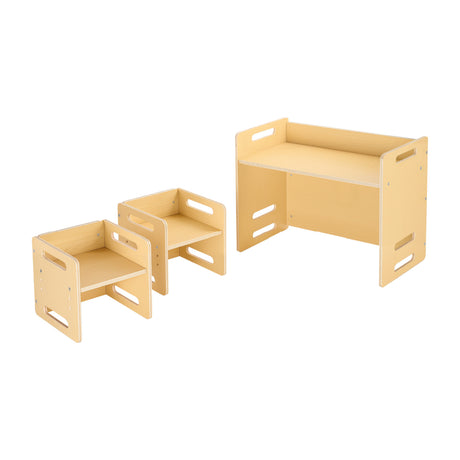 Natural Montessori Toddler Table and Chair Set | OROA Kids