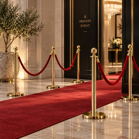 Red Velvet Ropes and Posts | OROA